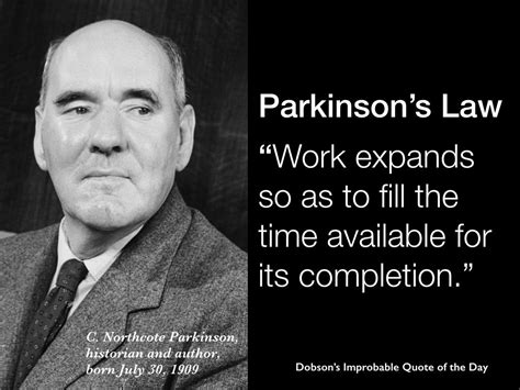 parkinson's law quotes
